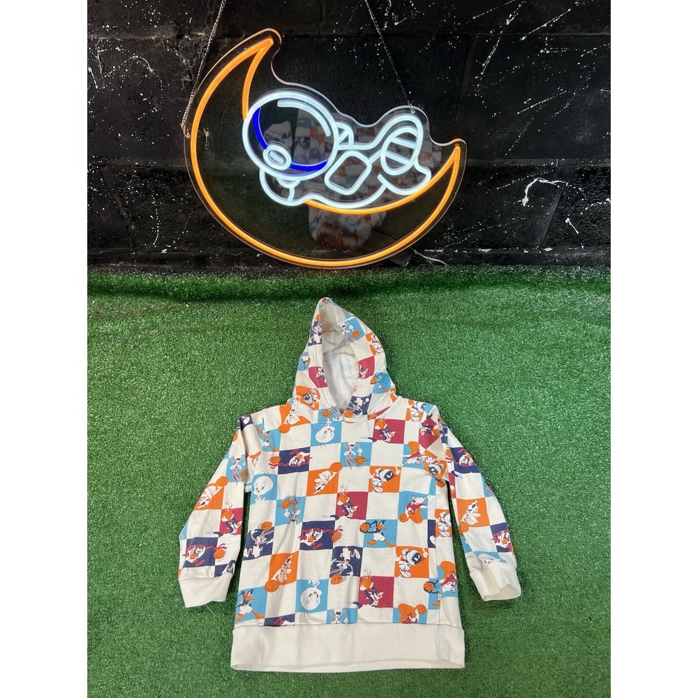 Space Jam A New Legacy Kids Sweatshirt Hoodie Looney Toones‎ Size 6